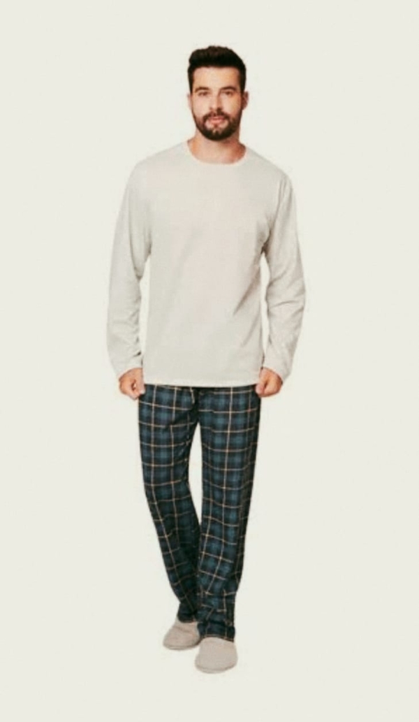 9012 PIJAMA SUEDE MASCULINO