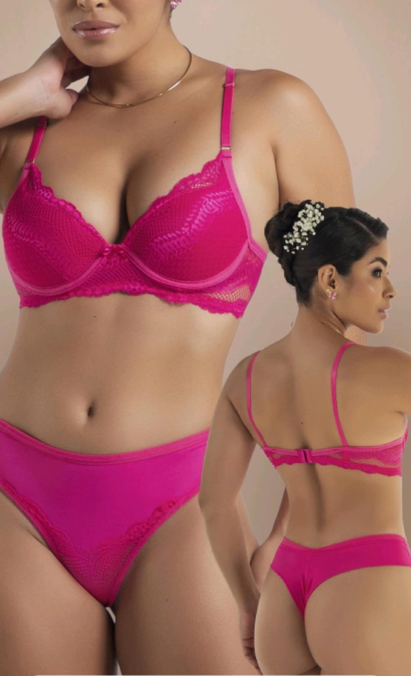 135 CONJUNTO DE LINGERIE RENDADO